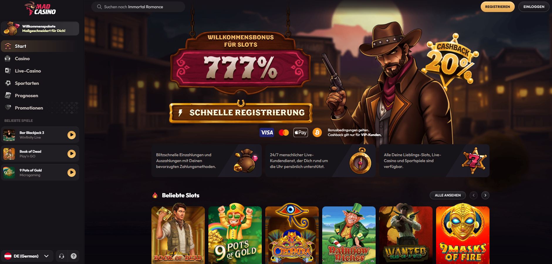 Das verrückte Teehütchen aus dem Wunderland: Madcasino.io kippt die Teekanne über die Walzen, wo Hüte tanzen, Karten lebendig werden und die Logik einfach Urlaub macht